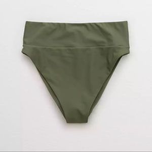 Aerie High Cut Cheeky Bikini Bottoms